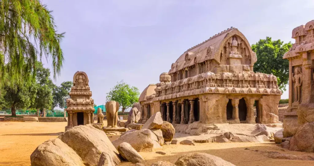 Pancha Rathas of Mahabalipuram - Pallava Dynasty