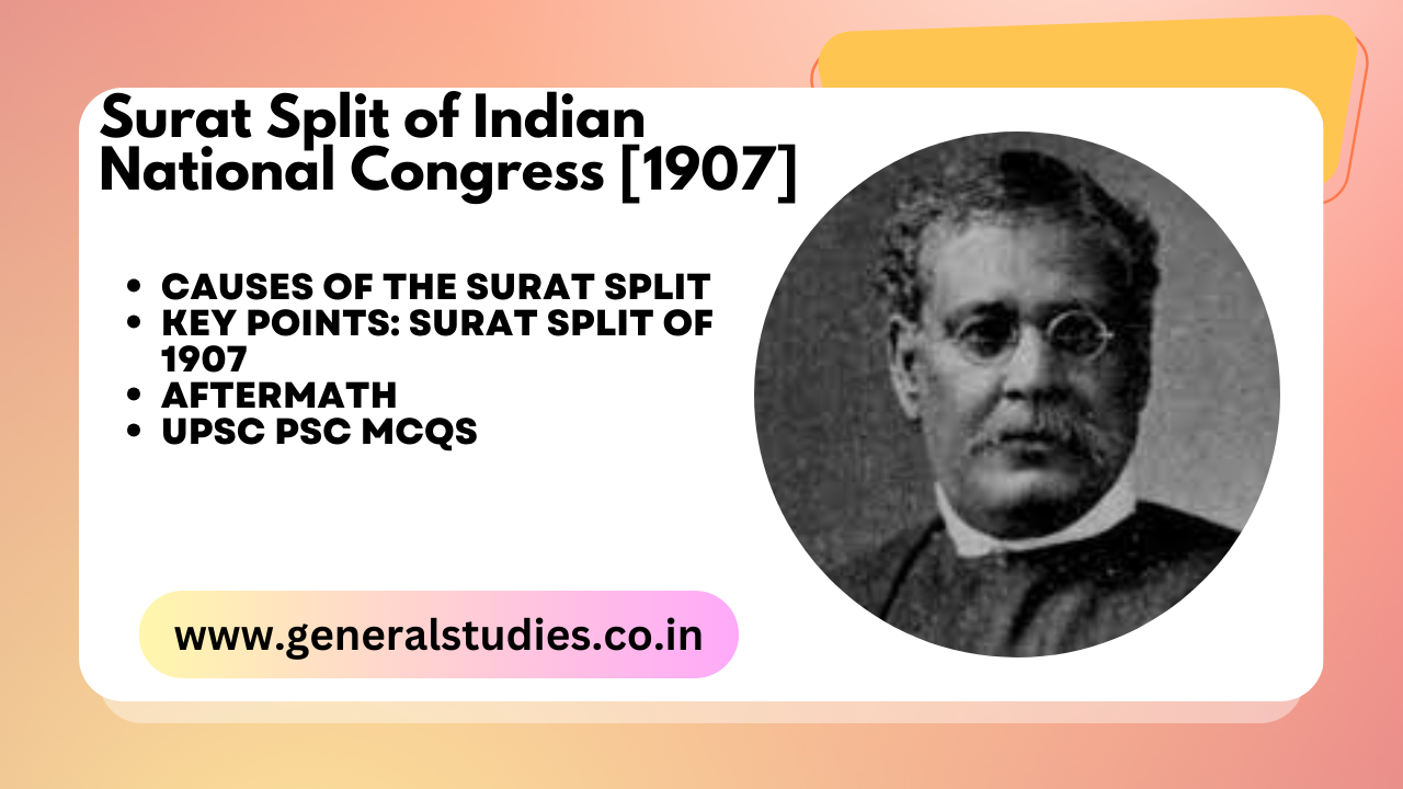 Surat Split of Indian National Congress [1907]