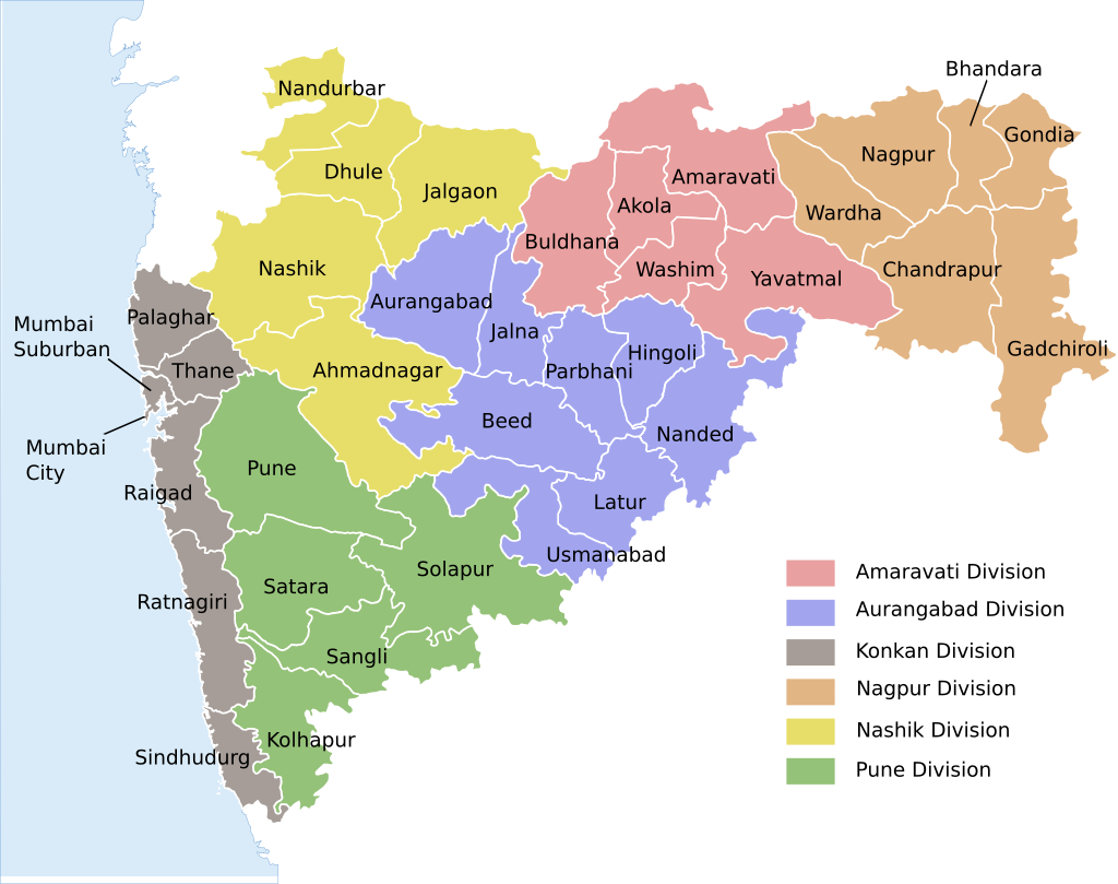 Map of Maharashtra