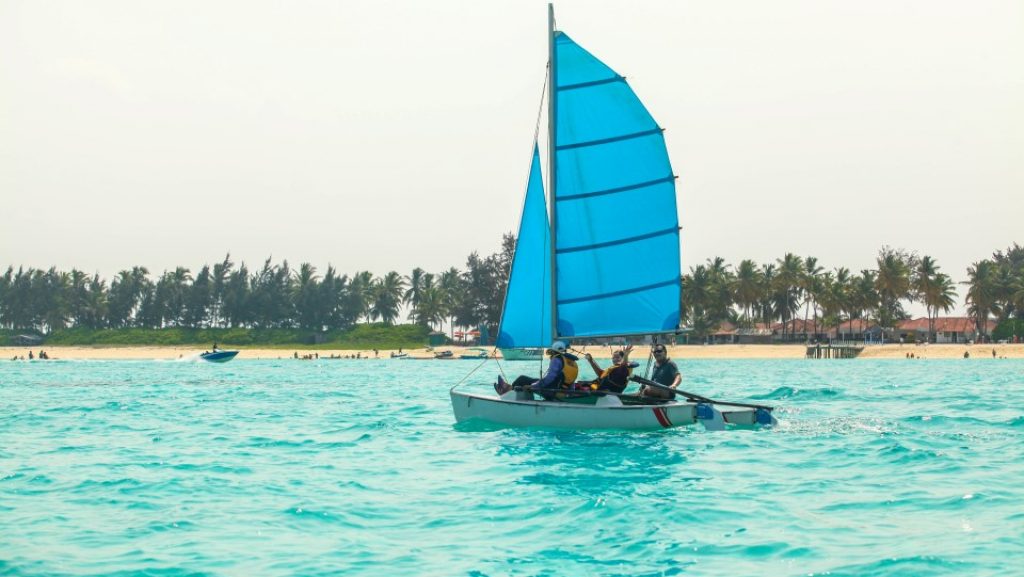 Wind Boat at Kadmat Island