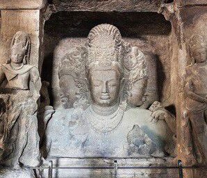 elephanta trimurti sculpture e1701109981601