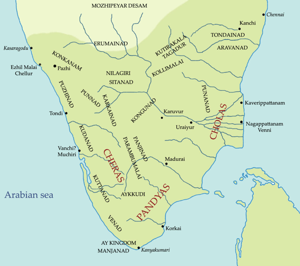 Sangam Age Map