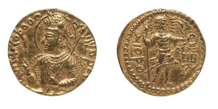 Gold Coin of Huvishka