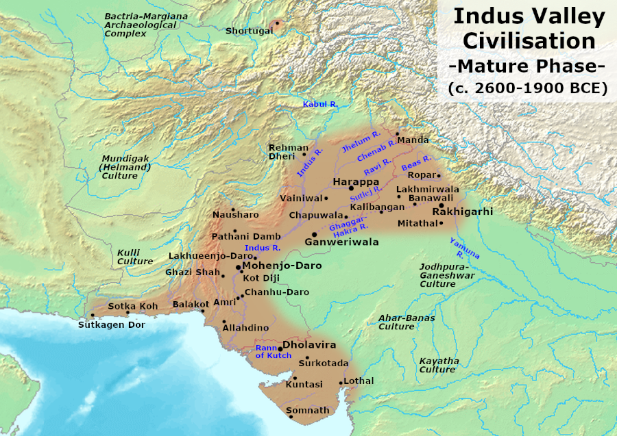 Indus Valley Civilization Major Sites