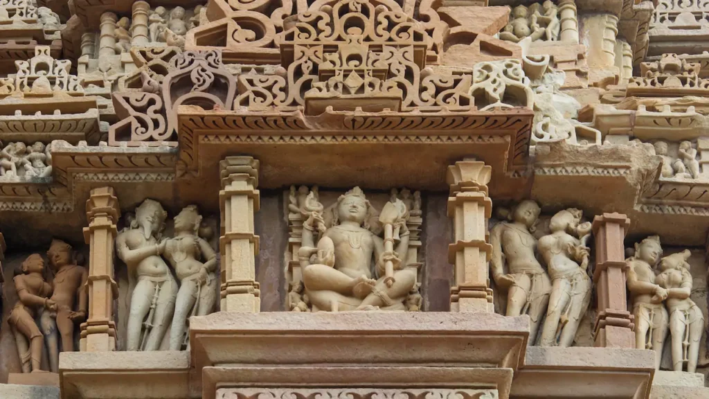 Sculpture of Khajuraho Temple