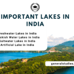 Important Lakes in India